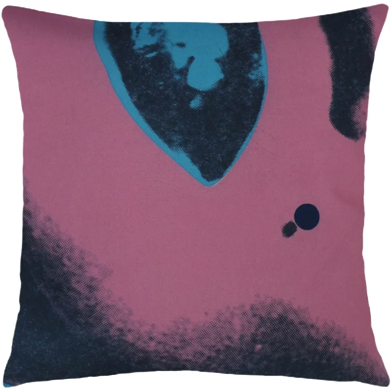 Kids Pillows with Fun DesignsAndy Warhol Art Pillow in Pink & Blue design by Henzel Studio