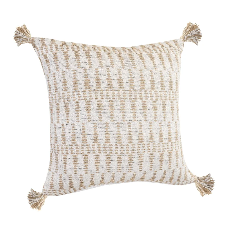 Back Support Pillows for Office Chairs20" X 20" Ivory And Tan 100% Cotton Geometric Zippered Pillow Back Support Pillows for Office Chairs20" X 20" Ivory And Tan 100% Cotton Geometric Zippered Pillow