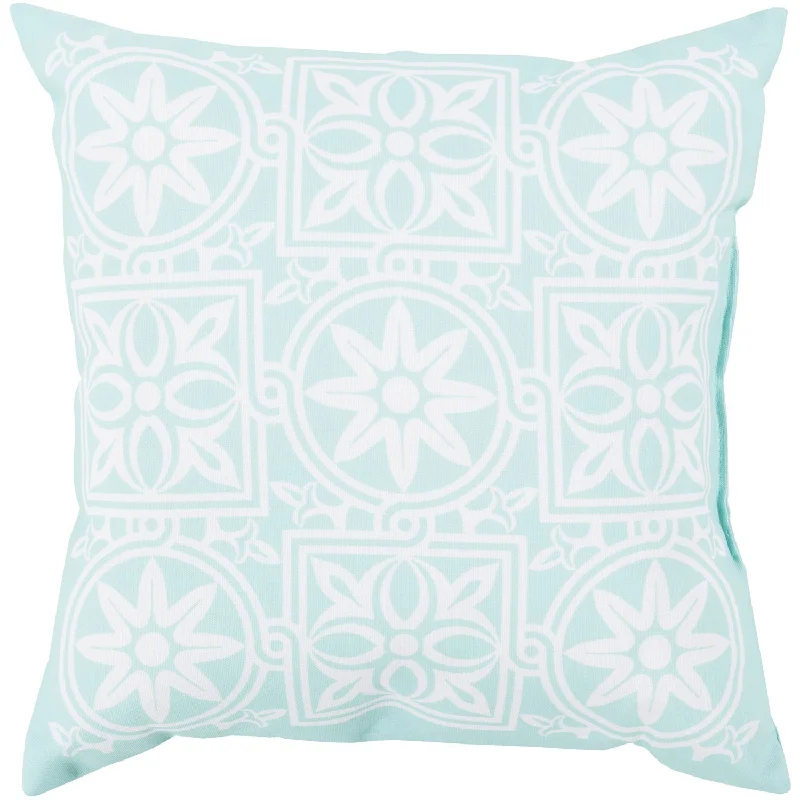 Feather Pillows for a Luxurious SleepRain Ivory & Mint Pillow