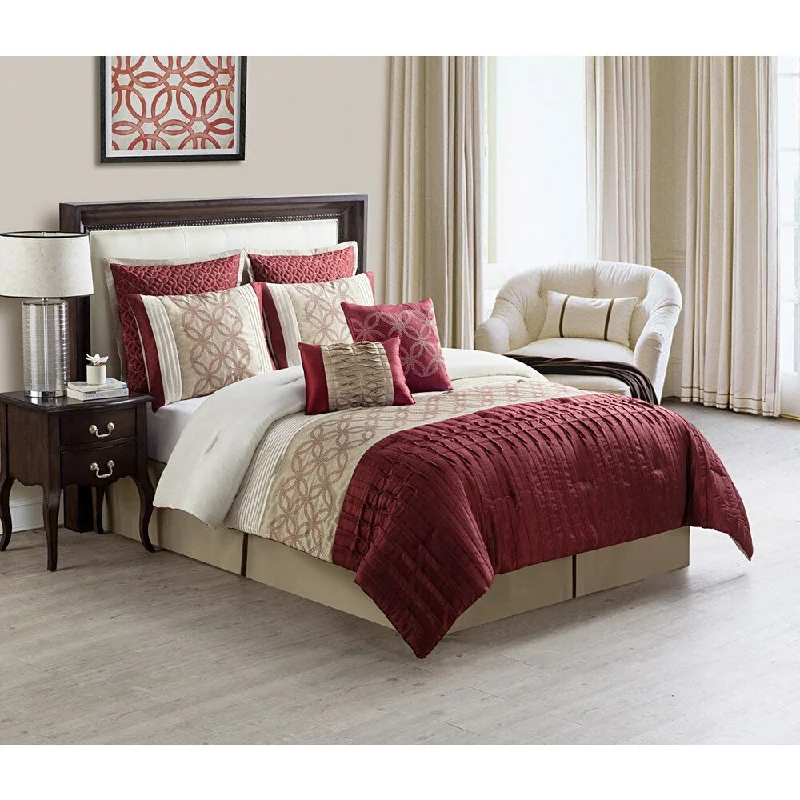 Down - filled comforters for supreme warmth and lightnessVCNY Marlowe 8-piece Comforter Set