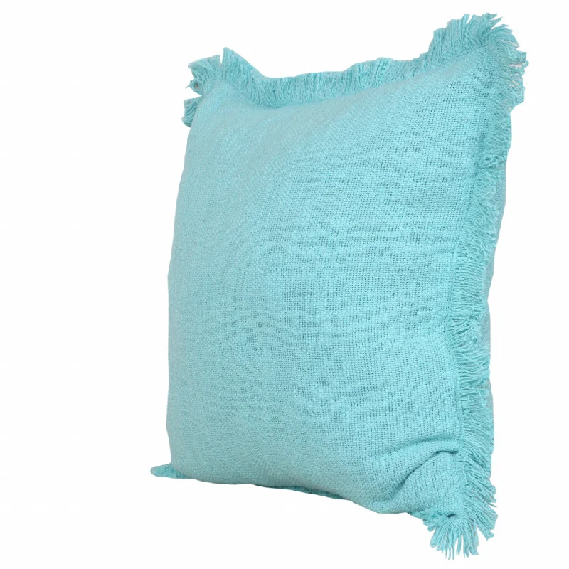 Silk Pillows for Smooth Skin and Hair20" X 20" Bright Blue 100% Cotton Zippered Pillow Silk Pillows for Smooth Skin and Hair20" X 20" Bright Blue 100% Cotton Zippered Pillow