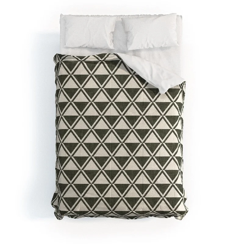 Silk - filled comforters for a luxurious and smooth touchLittle Arrow Design Co Bodhi Geo Diamonds Green Made To Order Full Comforter Set Silk - filled comforters for a luxurious and smooth touchLittle Arrow Design Co Bodhi Geo Diamonds Green Made To Order Full Comforter Set