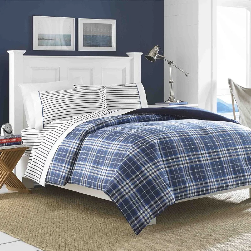 Synthetic - filled comforters like polyester for affordability and hypoallergenic propertiesNautica Millbrook 5-piece Bed in a Bag Comforter Set