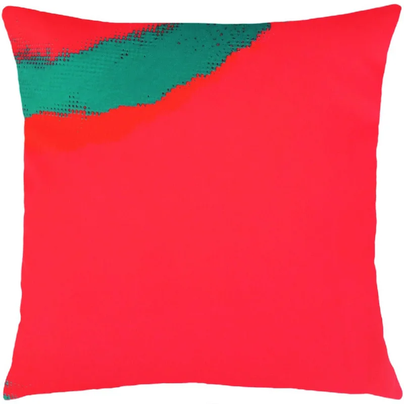 Soft and Fluffy Pillows for Bedroom ComfortAndy Warhol Art Pillow in Red & Green design by Henzel Studio