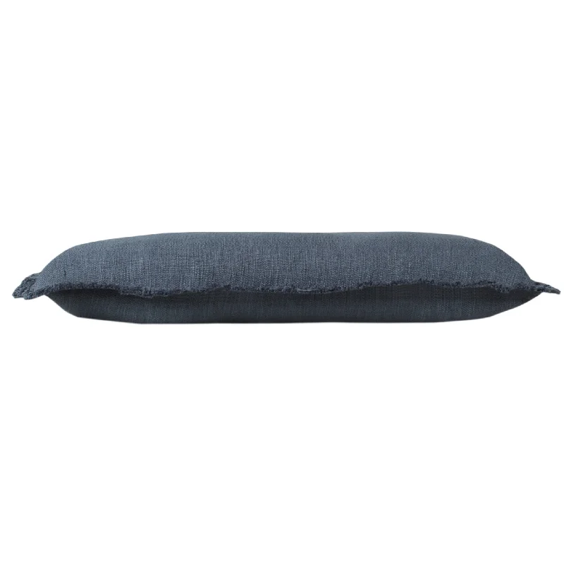 Adjustable Pillows for Customized Comfort14" X 36" Navy Blue 100% Cotton Zippered Pillow