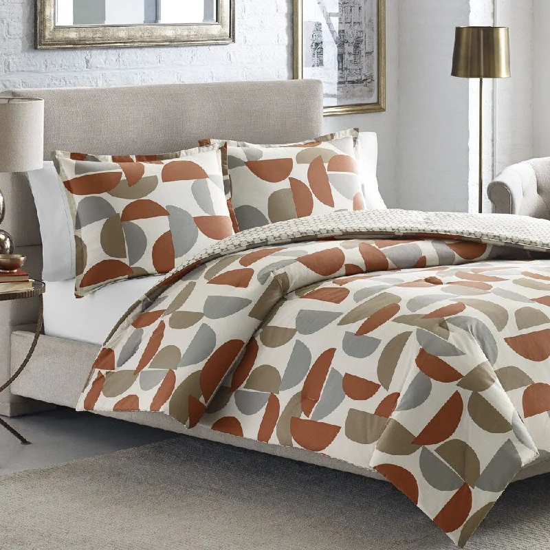 Microfiber - filled comforters that are lightweight and easy to care forAdrienne Vittidini Levi Comforter Set