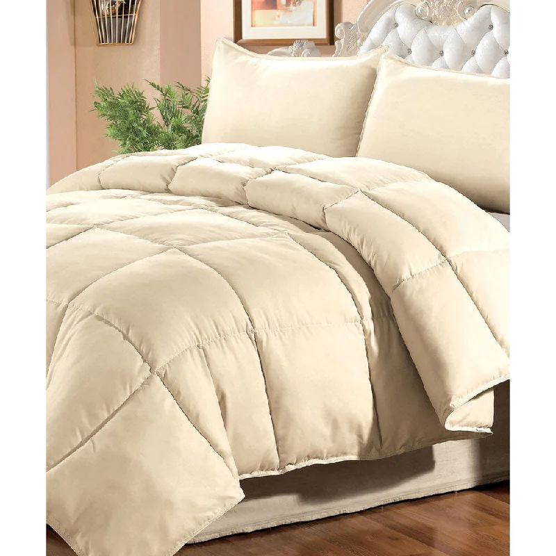 Goose down comforters known for their superior quality and insulationCopper Grove Gyumri Microfiber Down Alternative 3-piece Comforter Set