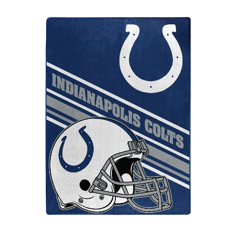 Cashmere blankets for ultimate softness and luxuryNFL 080 Colts Slant Raschel