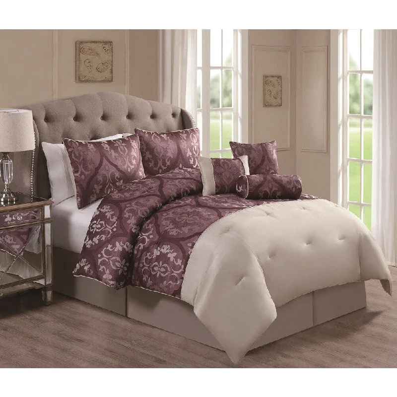 Queen - size comforters for standard queen - sized mattressesCordovan 7-piece Comforter Set