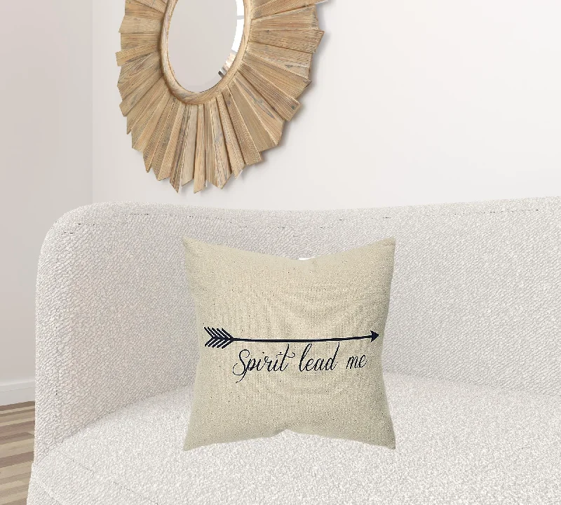Cooling Pillows for Hot SleepersBlack Taupe Canvas Spirit Lead Throw Pillow