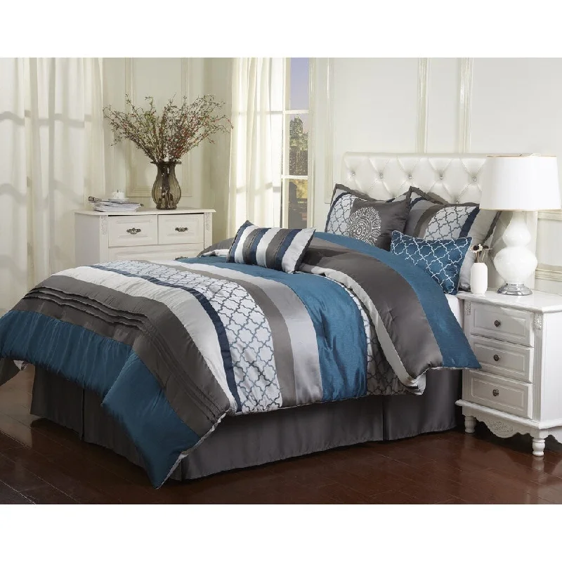 Silk - filled comforters for a luxurious and smooth touchNanshing Casbah 7-piece Comforter Set