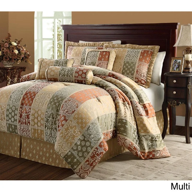 Down - filled comforters for supreme warmth and lightnessVCNY Firenze 7-piece Jacquard Comforter Set
