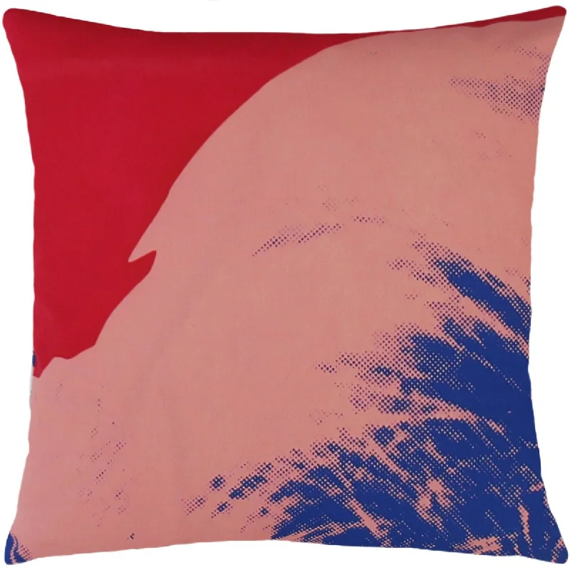 Firm Pillows for Side SleepersAndy Warhol Art Pillow in Red, Blue, & Pink design by Henzel Studio