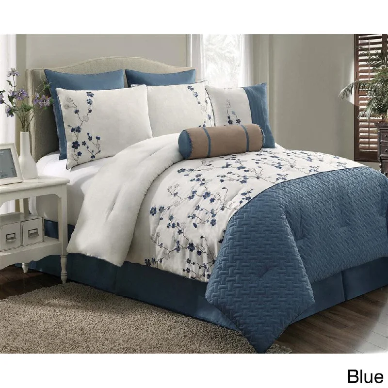Down - filled comforters for supreme warmth and lightnessVCNY Sadie 8-piece Comforter Set
