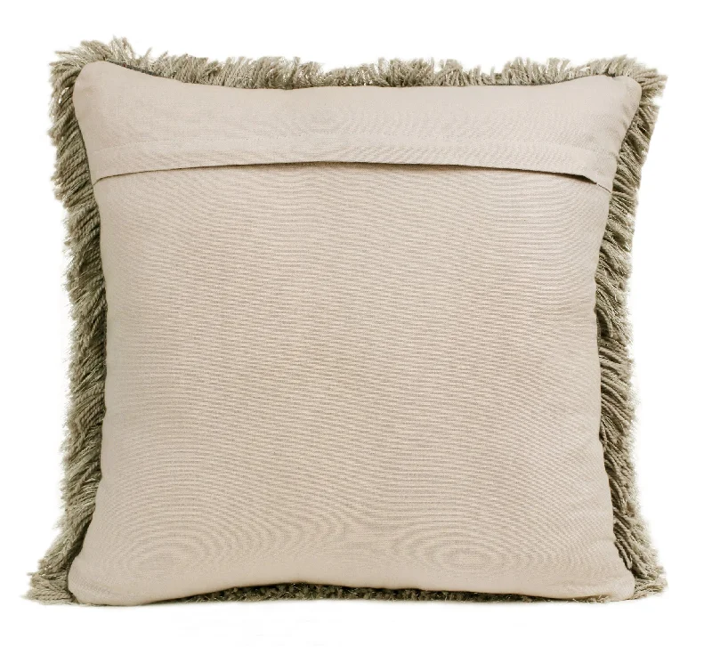 Adjustable Pillows for Customized Comfort20" X 20" Taupe Polyester Zippered Pillow