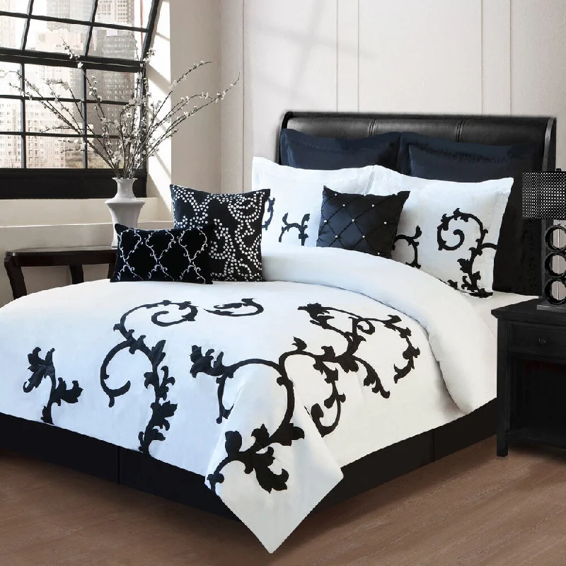 Cotton - filled comforters for a breathable and natural sleep experienceDuchess 9-piece Comforter Set