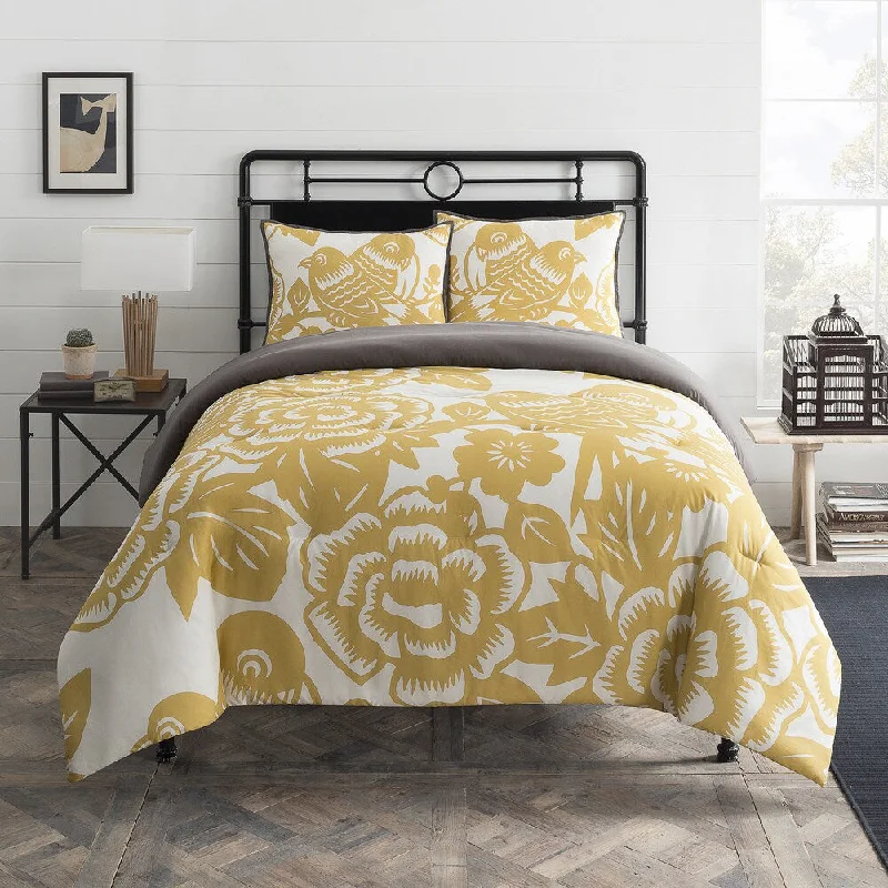 Wool - filled comforters with natural moisture - wicking and temperature - regulating featuresSeedling by Thomas Paul Aviary Comforter Set