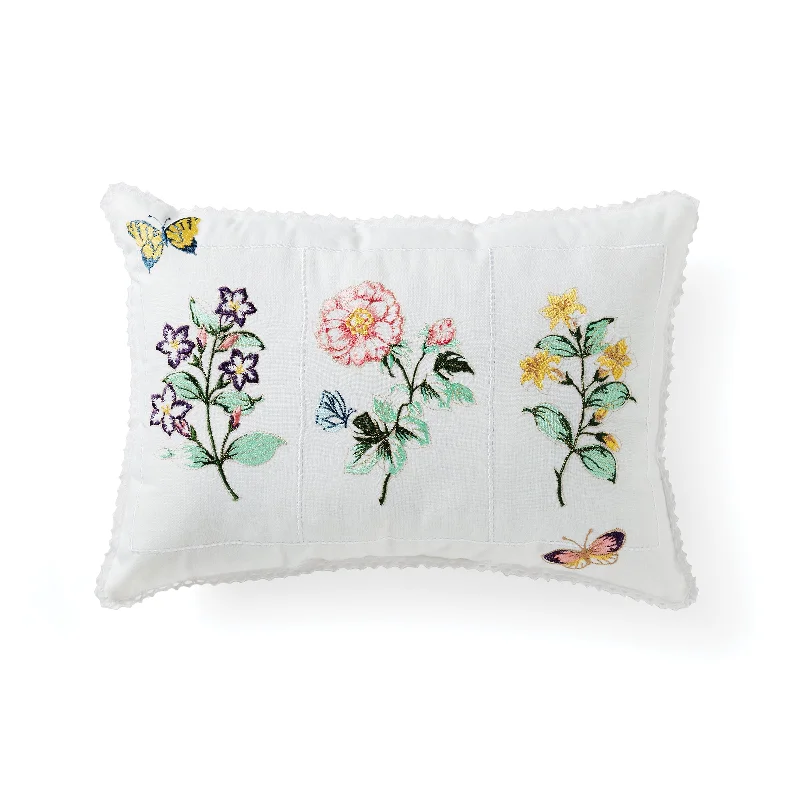 Down Alternative Pillows for Ethical ChoicesButterfly Meadow Floral Study Pillow 14x20 Down Alternative Pillows for Ethical ChoicesButterfly Meadow Floral Study Pillow 14x20