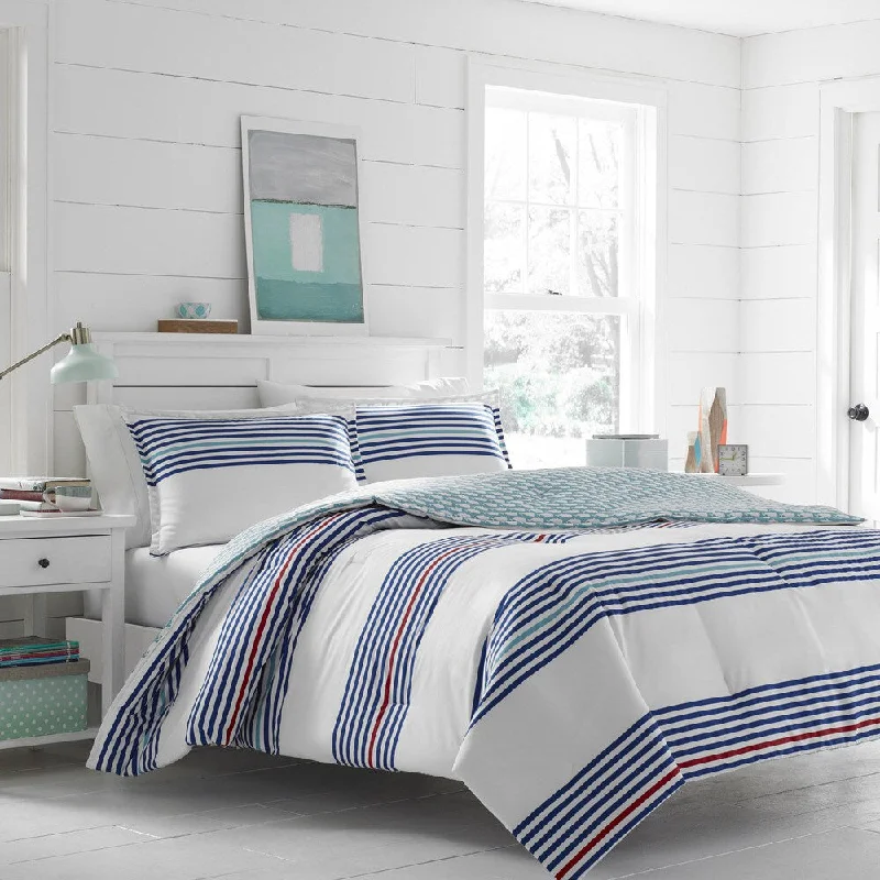 Wool - filled comforters with natural moisture - wicking and temperature - regulating featuresPoppy and Fritz The Deep End Comforter Set