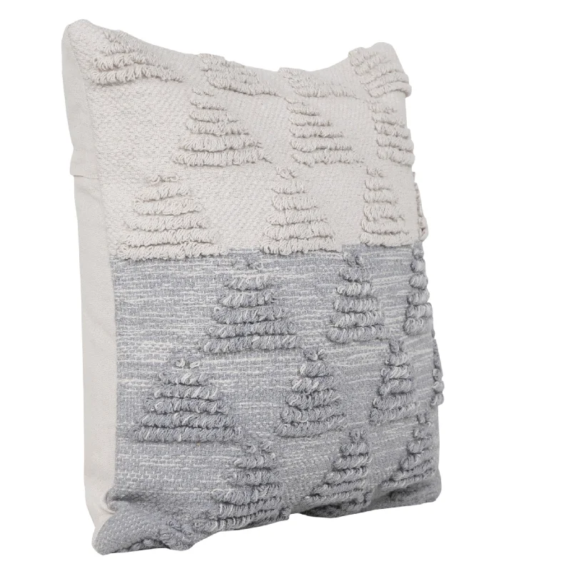 Velvet Pillows for a Touch of Elegance20" X 20" Heathered Gray And Off-White 100% Cotton Geometric Zippered Pillow Velvet Pillows for a Touch of Elegance20" X 20" Heathered Gray And Off-White 100% Cotton Geometric Zippered Pillow
