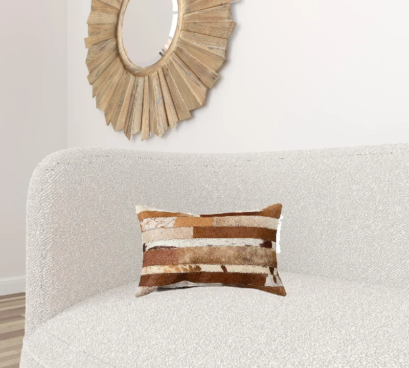 Memory Foam Pillows for Neck Support12" X 20" X 5" Brown And White  Pillow
