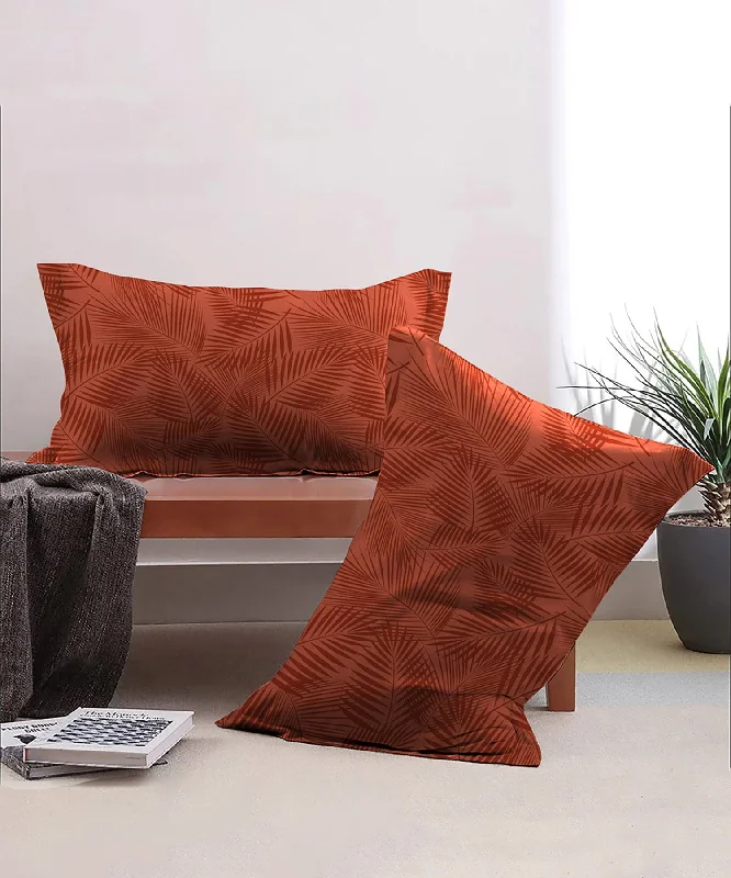 Feather Pillows for a Luxurious SleepUrban Comfort Pillow Covers Set, 144 Tc,Tropicana