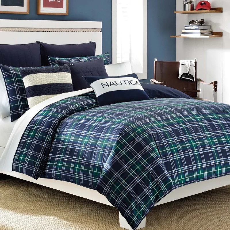 King - size comforters to fit large king - sized beds perfectlyNautica Trescott 3-Piece Cotton Comforter Set