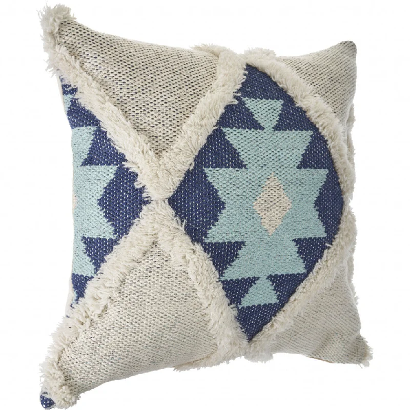 Memory Foam Pillows for Neck Support20" X 20" Blue And Cream 100% Cotton Geometric Zippered Pillow Memory Foam Pillows for Neck Support20" X 20" Blue And Cream 100% Cotton Geometric Zippered Pillow