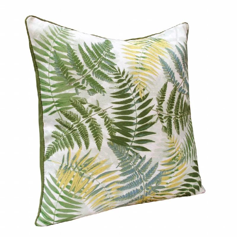 Kids Pillows with Fun Designs20" X 20" Green And Yellow Polyester Floral Zippered Pillow Kids Pillows with Fun Designs20" X 20" Green And Yellow Polyester Floral Zippered Pillow