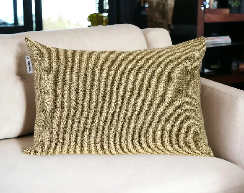 Decorative Pillows for Living Room MakeoverShimmering Metallic Gold Beaded Luxury Throw Pillow Decorative Pillows for Living Room MakeoverShimmering Metallic Gold Beaded Luxury Throw Pillow