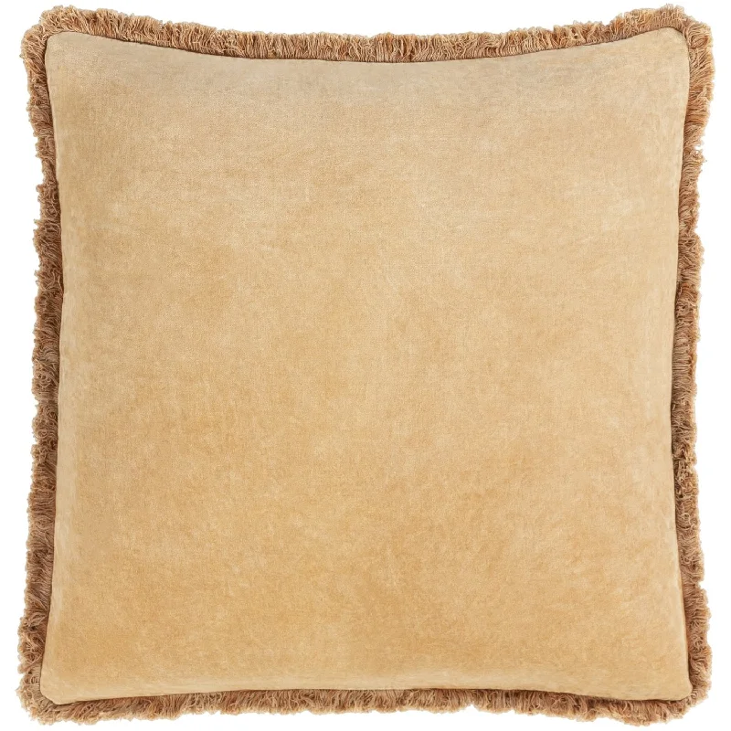 Pregnancy Pillows for Expectant MothersWashed Cotton Velvet Pillow in Camel