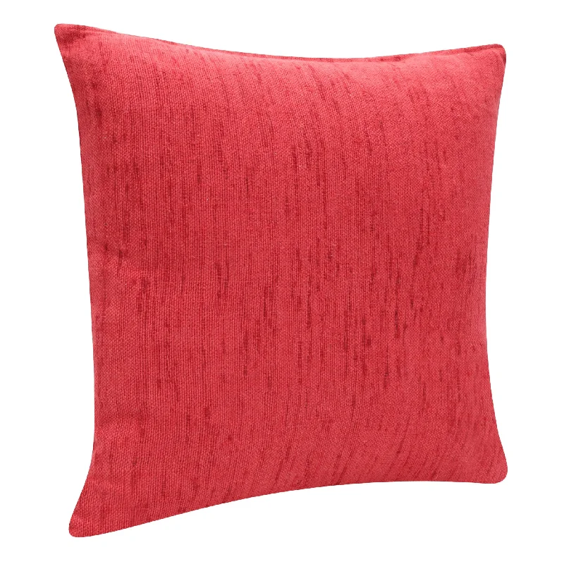 Cotton Pillows for Natural Comfort20" X 20" Coral Linen Zippered Pillow