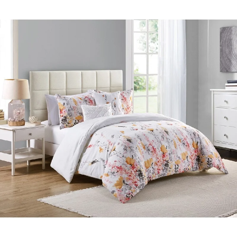 Synthetic - filled comforters like polyester for affordability and hypoallergenic propertiesVCNY Misha Comforter Set Synthetic - filled comforters like polyester for affordability and hypoallergenic propertiesVCNY Misha Comforter Set