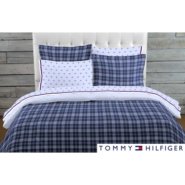 Wool - filled comforters with natural moisture - wicking and temperature - regulating featuresTommy Hilfiger Grayson Reversible 3-Piece Comforter Set