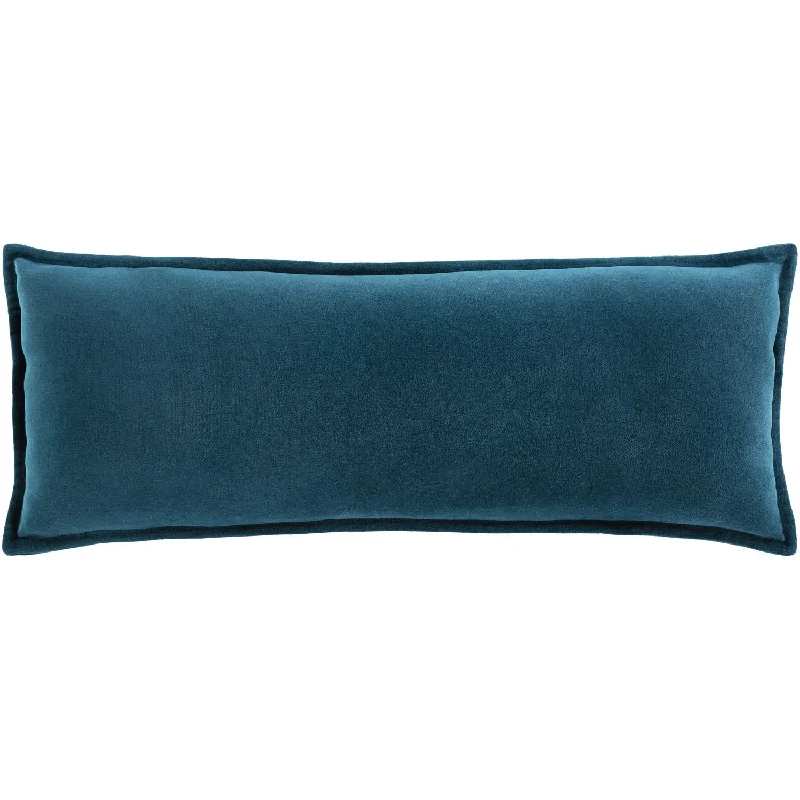 Lumbar Support Pillows for Car SeatsCotton Velvet Lumbar Pillow Teal