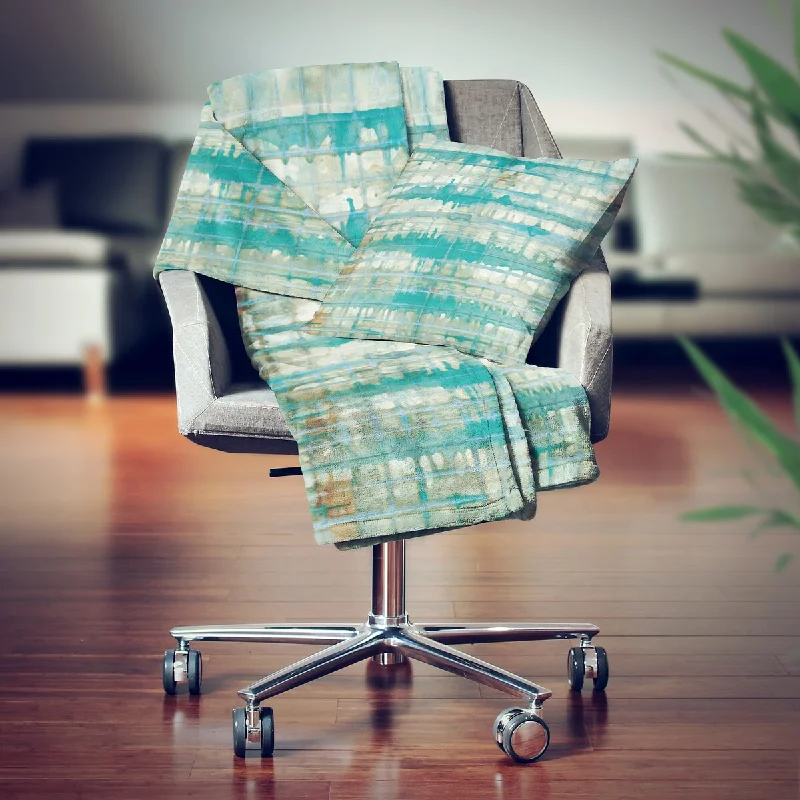 Acrylic blankets for a soft and affordable alternativeDesignart' Turquoise Watercolor VIII' Modern Throw Blanket - 71x59 Acrylic blankets for a soft and affordable alternativeDesignart' Turquoise Watercolor VIII' Modern Throw Blanket - 71x59
