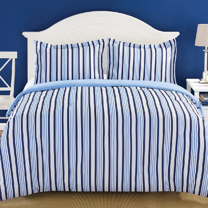 Latex - filled comforters with a bouncy texture and good supportTommy Hilfiger Tampa 3-piece Comforter Set