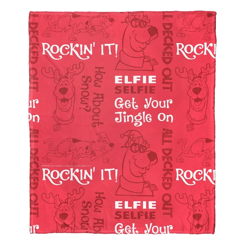 Cotton blankets for breathability and a lightweight feelWB- Scooby Doo Get Your Jingle On Silk Touch Throw Cotton blankets for breathability and a lightweight feelWB- Scooby Doo Get Your Jingle On Silk Touch Throw