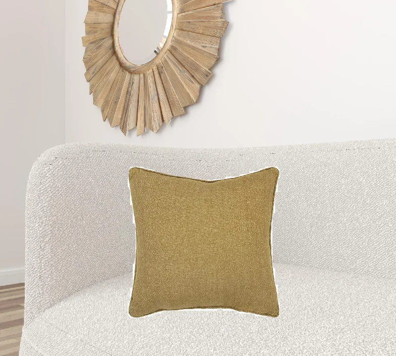 Adjustable Pillows for Customized ComfortGold Solid Classic Decorative Throw Pillow