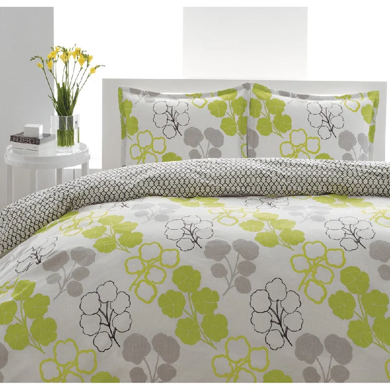 King - size comforters to fit large king - sized beds perfectlyCity Scene Pressed Flower 3-piece Comforter Set