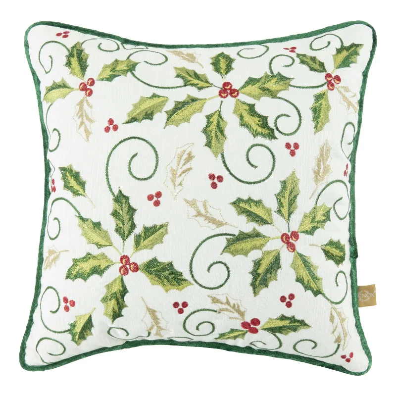 Lumbar Support Pillows for Car SeatsHoliday Holly 16x16 Throw Pillow