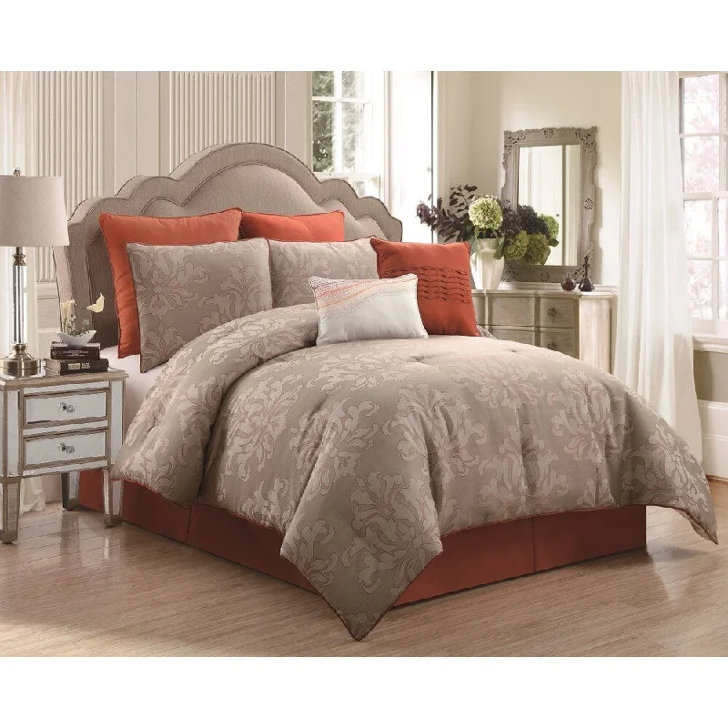King - size comforters to fit large king - sized beds perfectlyVCNY Roxbury 8-piece Comforter Set