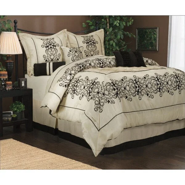 Wool - filled comforters with natural moisture - wicking and temperature - regulating featuresAlsatia 7-piece Comforter Set