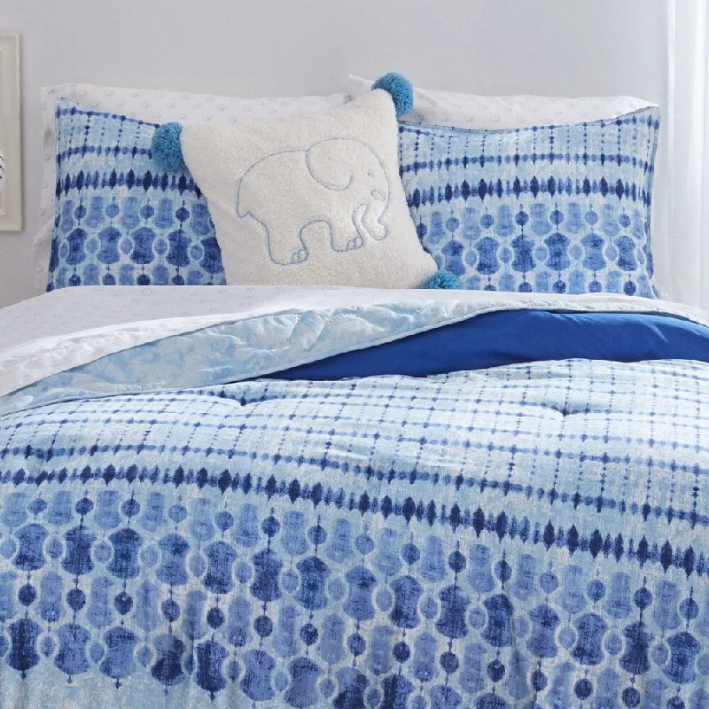 Down - filled comforters for supreme warmth and lightnessIvory Ella Sadie Navy Comforter Set Down - filled comforters for supreme warmth and lightnessIvory Ella Sadie Navy Comforter Set