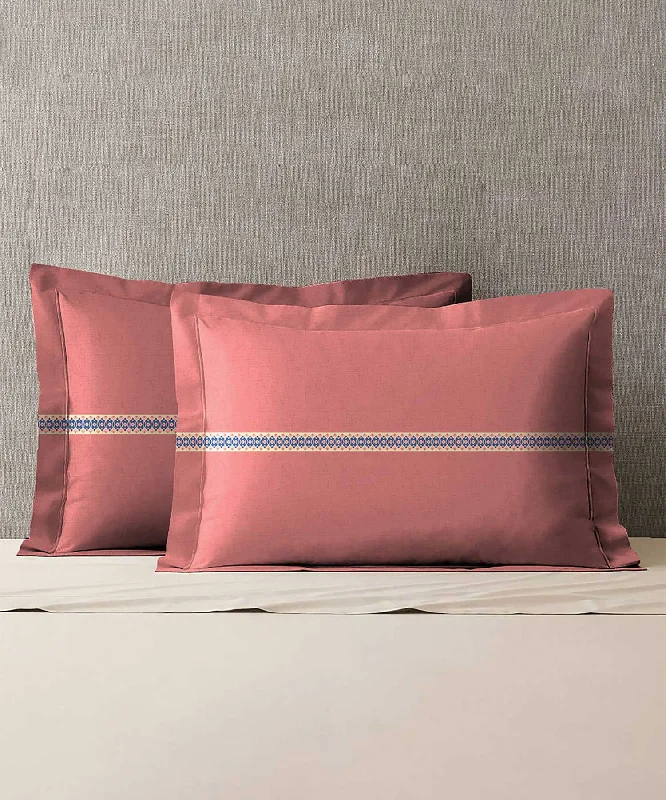 Plush Pillows for a Cozy BedSoft Comfort Pillowcase Set,210 Tc,Earthy Tale