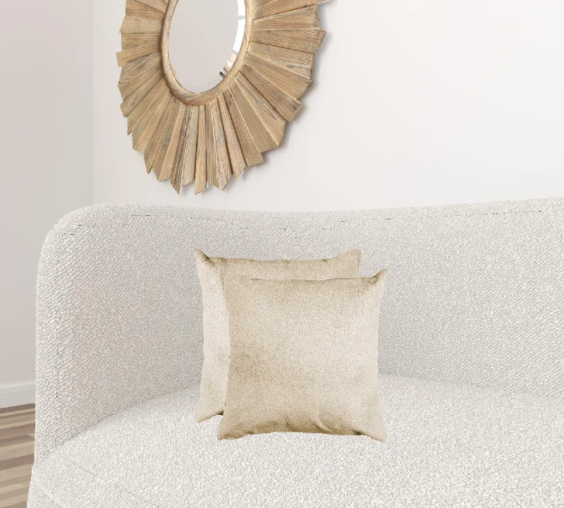Hypoallergenic Pillows for Allergy Sufferers18" X 18" X 5" Natural Torino Cowhide Pillow 2 Pack Hypoallergenic Pillows for Allergy Sufferers18" X 18" X 5" Natural Torino Cowhide Pillow 2 Pack
