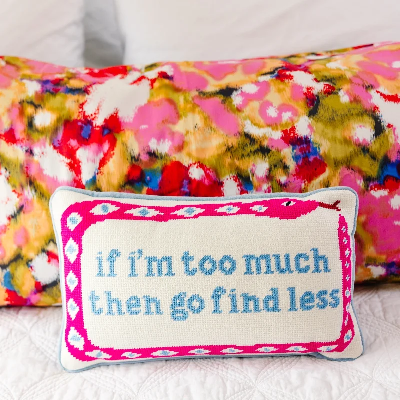 Firm Pillows for Side SleepersGo Find Less Needlepoint Pillow
