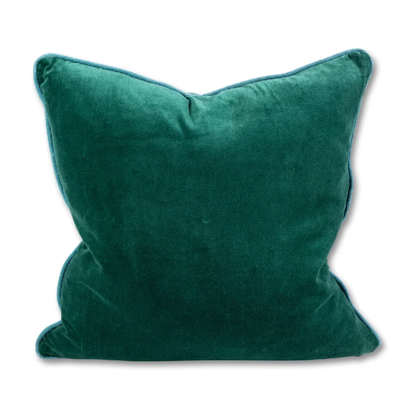 Lumbar Support Pillows for Car SeatsCharliss Velvet Pillow - Green + Aqua