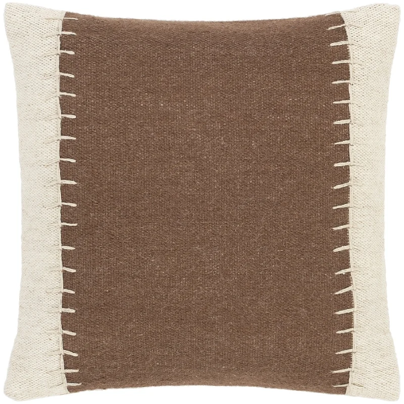Velvet Pillows for a Touch of EleganceNiko Woven Pillow in Dark Brown