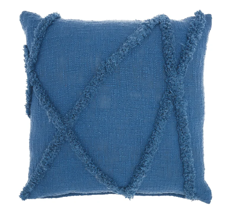 Adjustable Pillows for Customized ComfortBlue Zigzag Pillow